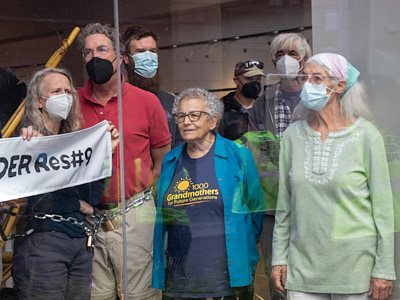 Climate Activists Occupy Wells Fargo Global Headquarters:April 25, 2022